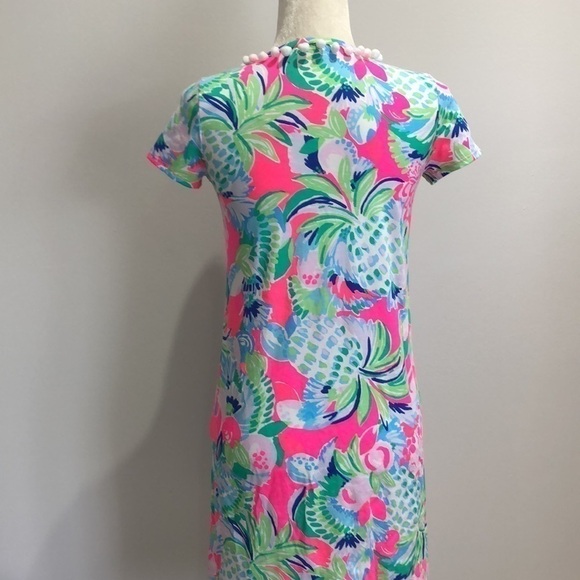 Lilly Pulitzer Etta dress XXS Multi Raise the Bar 007586 pink blue green New - Picture 6 of 8